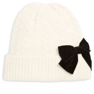 Kate Spade White Scarf,Hat,Arm Warmers Box Set NWT